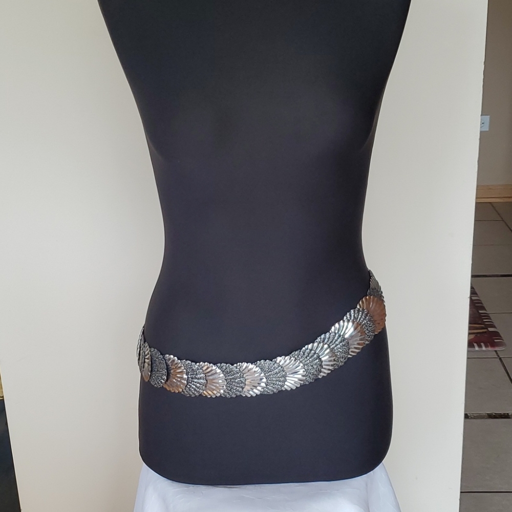 Silver and Black Belt